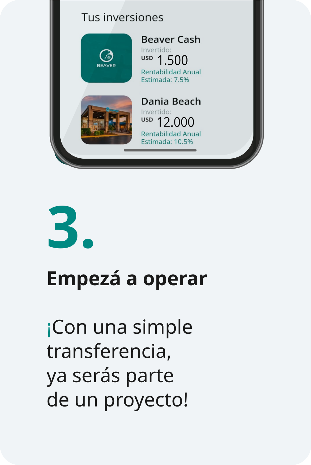 Paso 3 - Empezá a operar